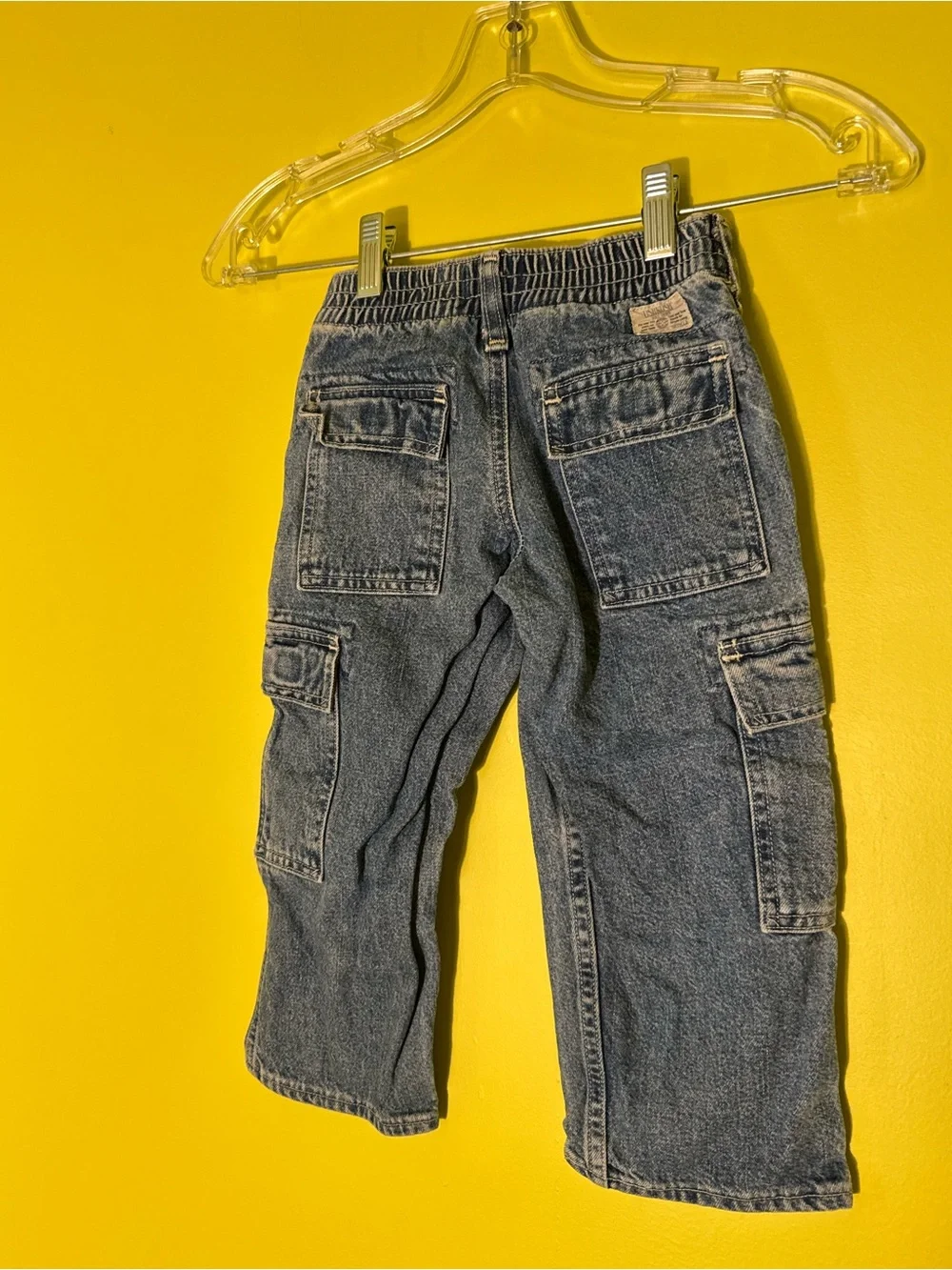 OshKosh B'gosh Dark Blue Kids Cargo Jeans